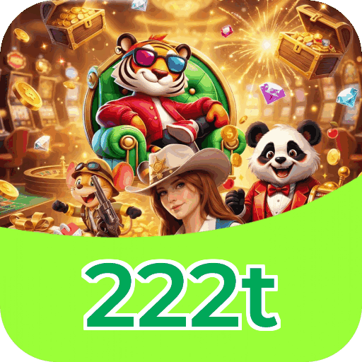 Interface do aplicativo 222t mostrando jogos disponíveis no iOS e Android